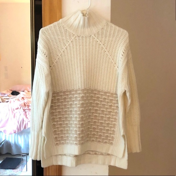 Reiss Sweaters - Reiss Emma Wool Knitted Jumper, Neutral